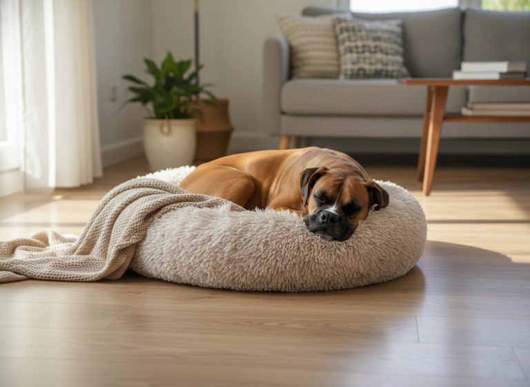 Panier pour chien - lit pour chien - panier pour chien beignet - 100cm - image alternative