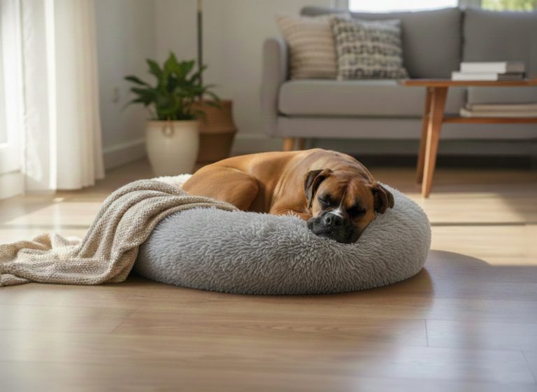 Panier pour chien - lit pour chien - panier pour chien beignet - 100cm - image alternative