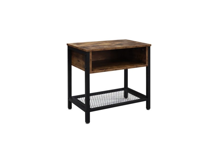 Réveillez-vous avec style : table de chevet industrielle pour votre chambre - image alternative