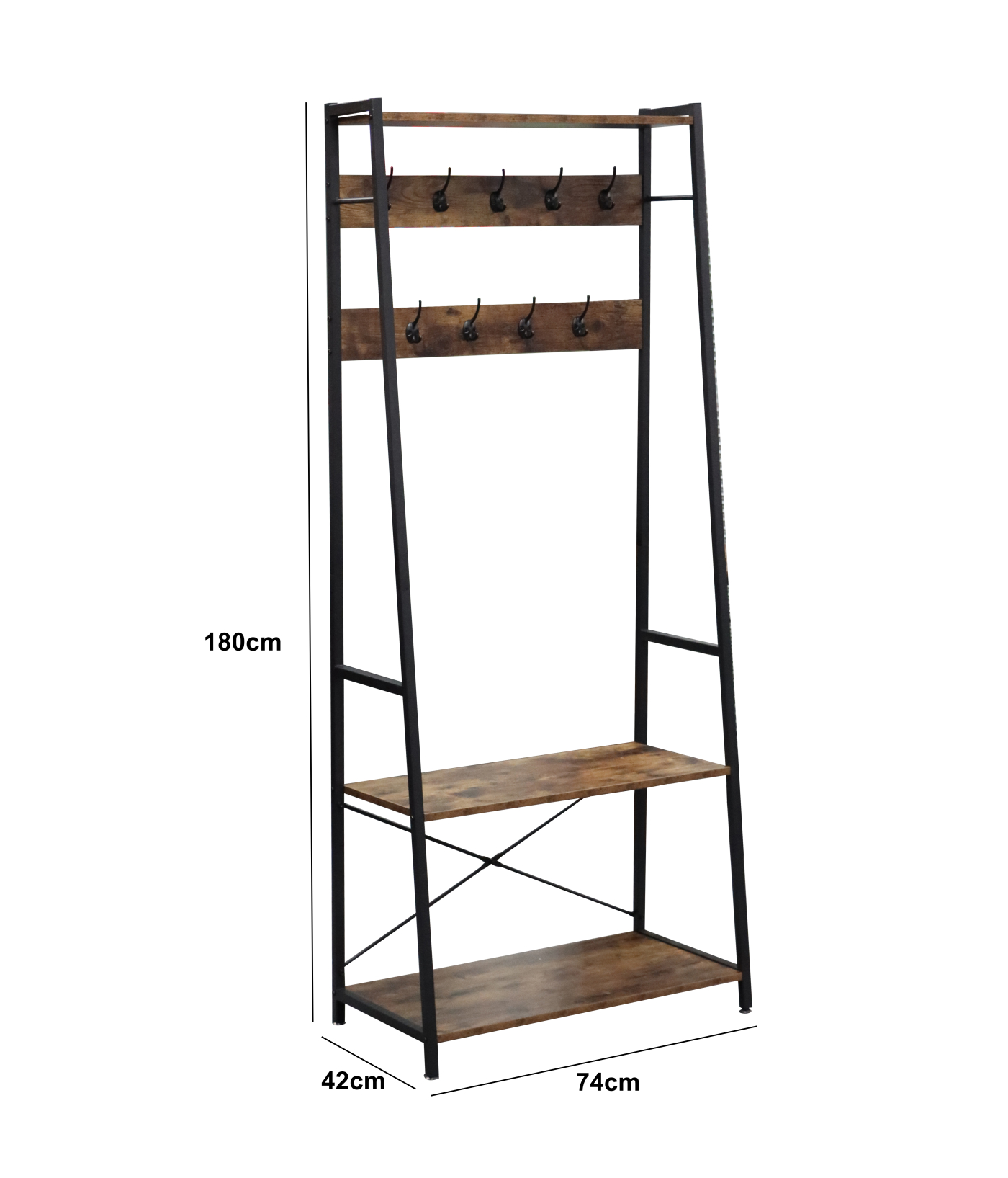 Porte-manteau industriel avec banc et étagère à chaussures – Cool et élégant ! - VDD World FR Porte-manteau industriel avec banc et étagère à chaussures – Cool et élégant ! - VDD World FR