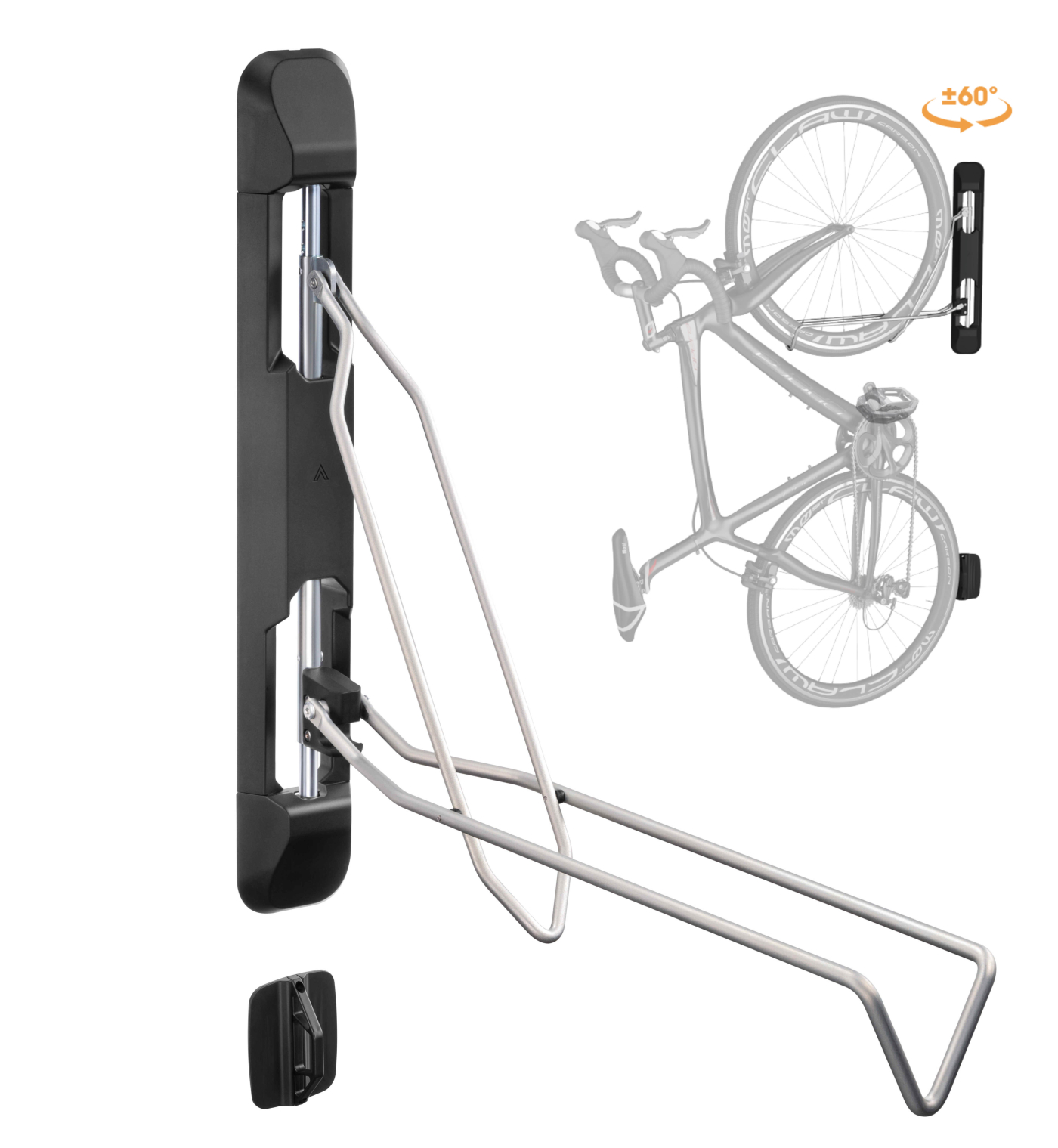 Support mural pour vélo - système de suspension de vélo - gain de place