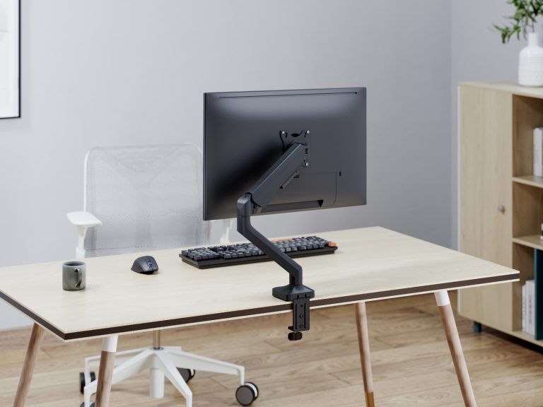 VDD Monitor Arm - Support de moniteur - Réglable en hauteur - Pour 1 écran - Design ergonomique - image alternative