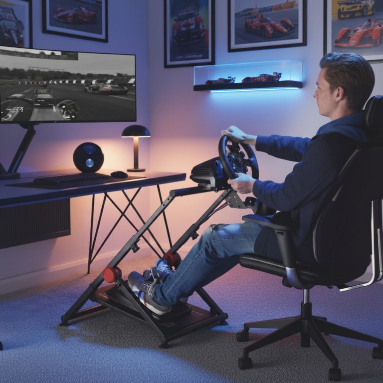 VDD Compatible avec Logitech & Fanatec - Support de roue - Support de volant de course - image alternative
