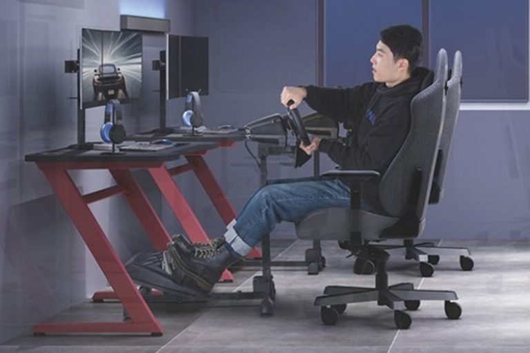 VDD Support pour volant et pédalier de course pliable - compatible Logitech – Thustmaster - Fanatec - image alternative