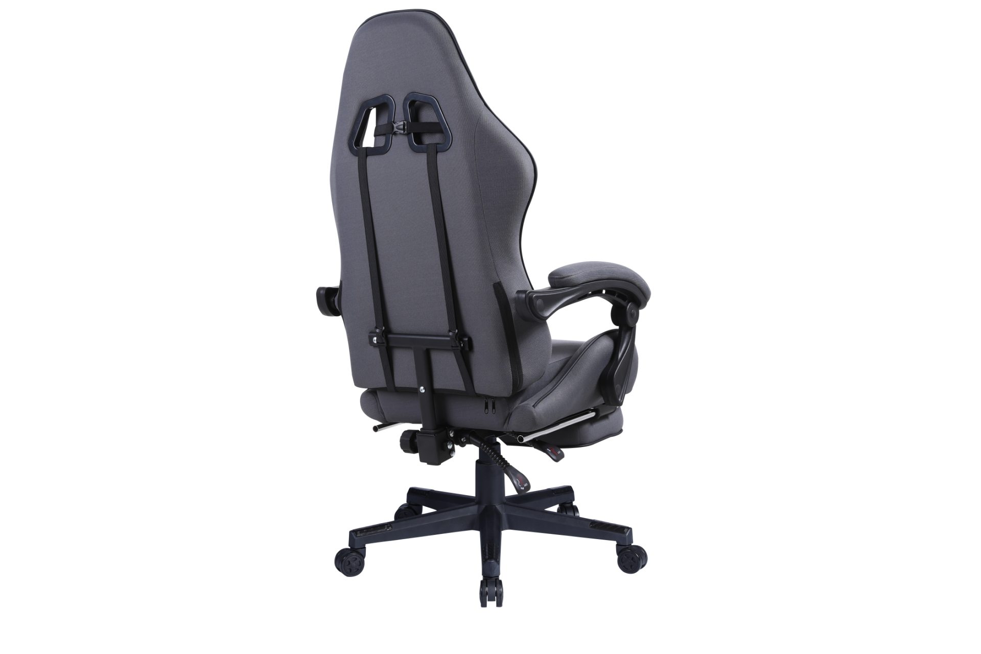 VDD - fauteuil gaming avec repose-pieds - accoudoirs rembourrés - hauteur réglable - gris - VDD World FR VDD - fauteuil gaming avec repose-pieds - accoudoirs rembourrés - hauteur réglable - gris - VDD World FR