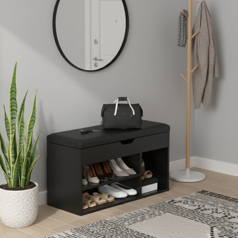 VDD -  Armoire à chaussures - Étagère à chaussures - Banc à chaussures - Banc d'entrée - image alternative