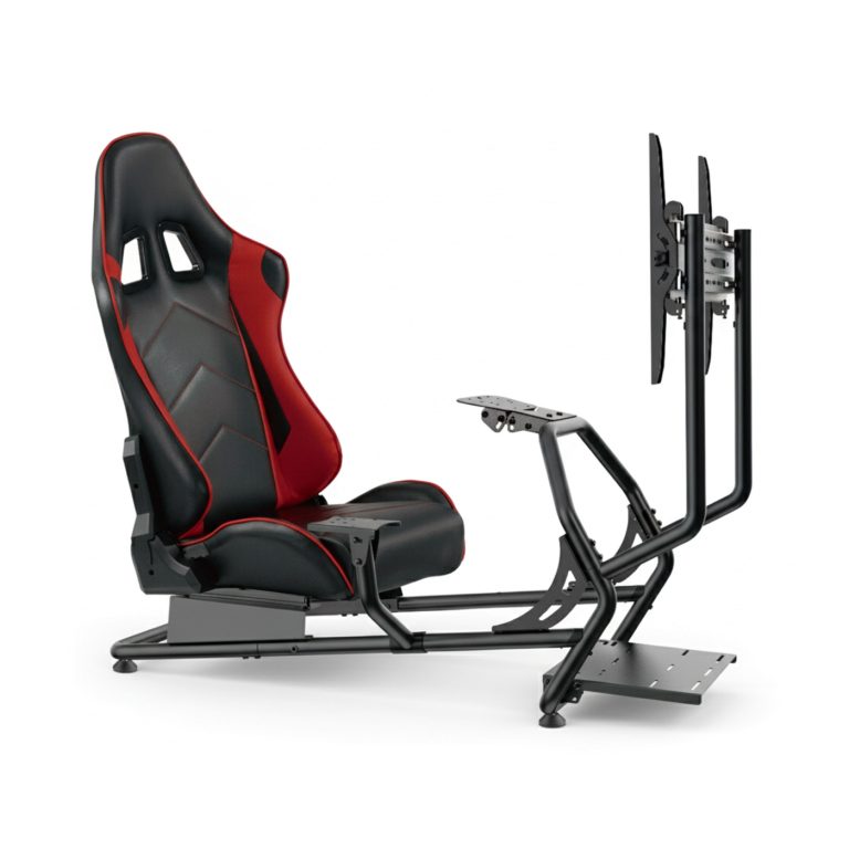 Simulateur de cockpit de siège de course - entièrement réglable avec support d'écran