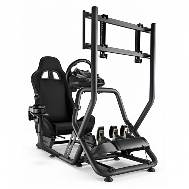VDD - Simulateur de cockpit avec siège baquet - entièrement réglable – siège baquet - image alternative