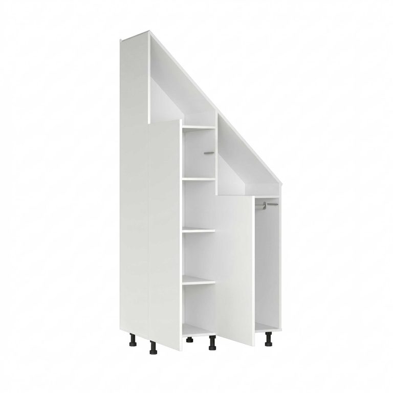 VDD - Armoire à compartiments - Armoire murale inclinée - Armoire murale - Blanche