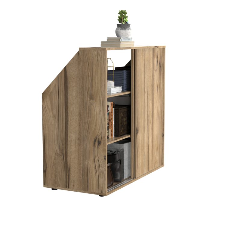 VDD - Armoire à compartiments - Armoire à vêtements - Armoire de rangement - Armoire murale inclinée