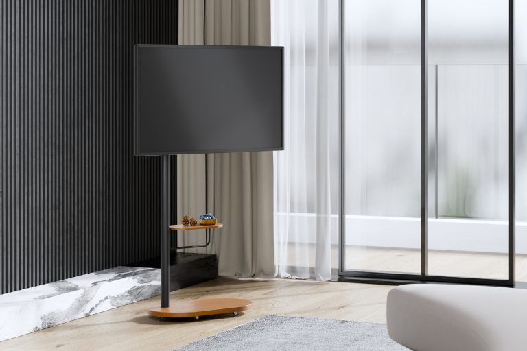 VDD - Support TV - Support TV mobile - Support TV sur roulettes - image alternative