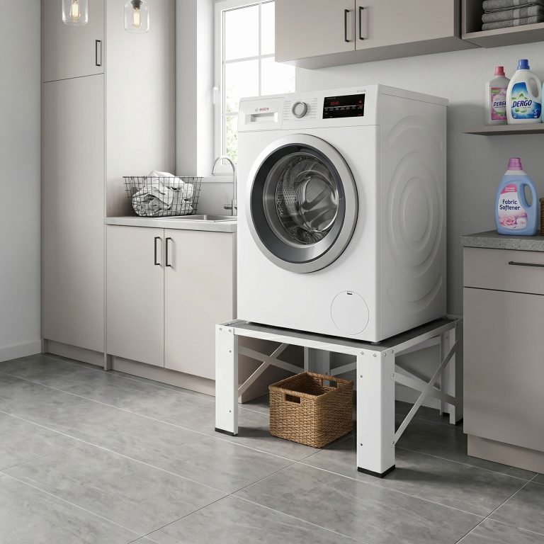 VDD - Meuble surélevé pour lave-linge - charge maximale 250 kg - 64 x 61,5 x 32,5 cm - universel - image alternative