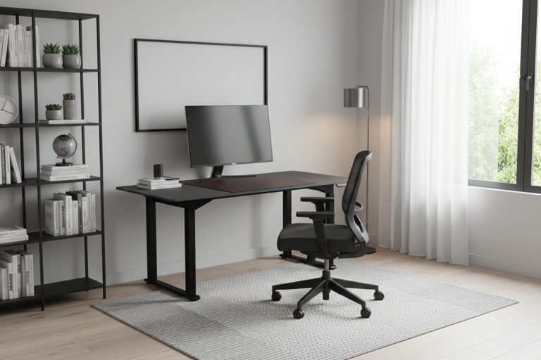 DMV - Bureau assis-debout réglable électriquement - game desk - poste de travail ergonomique - image alternative