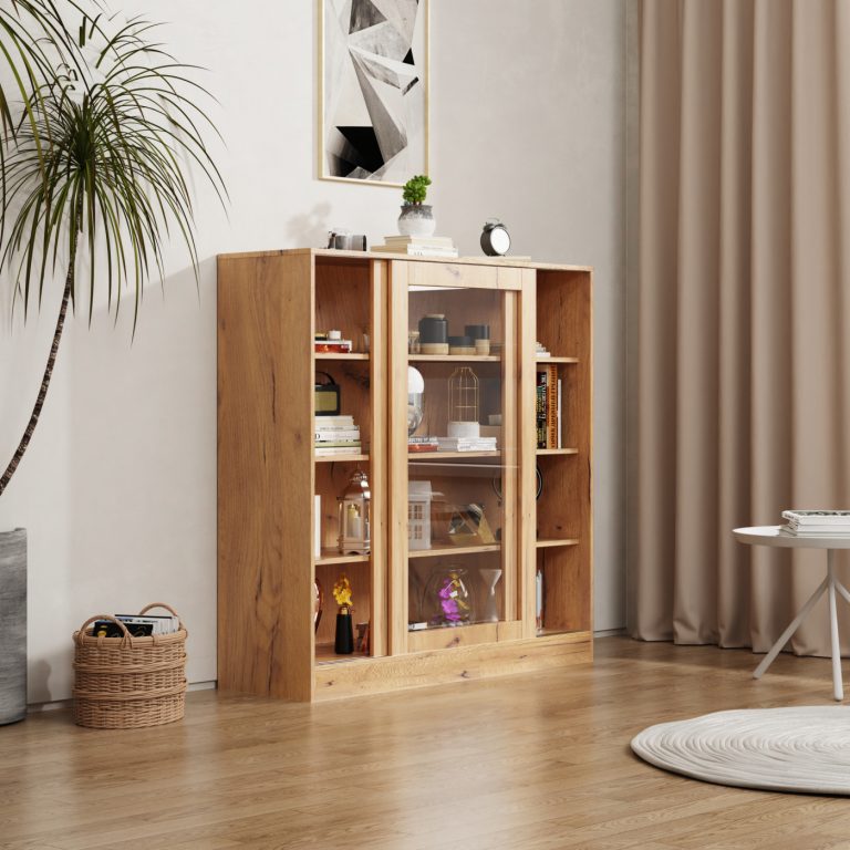 VDD - Vitrine - Vitrine avec vitre - Buffet - Armoire de rangement - image alternative