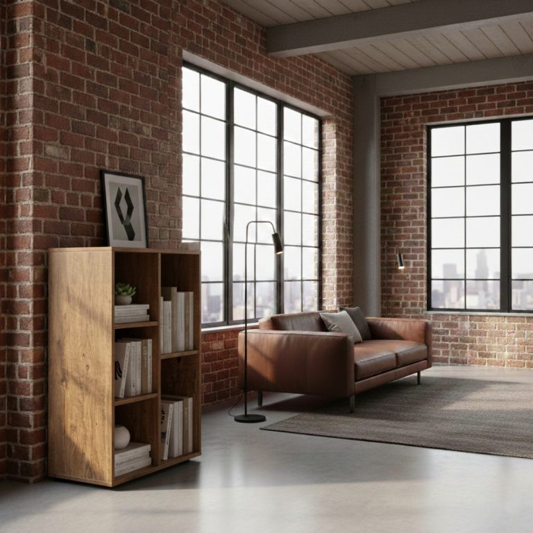 Meuble TV buffet moderne - Meuble TV - portes coulissantes persiennes - 120 cm de large - VDD World FR
