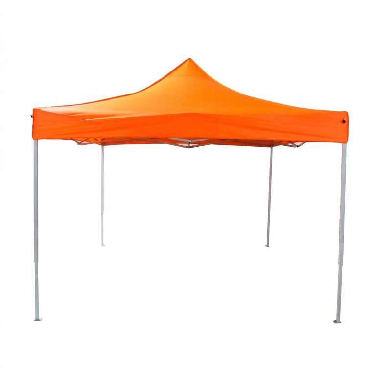 Tente de fête ORANGE 3m x 3m pliable