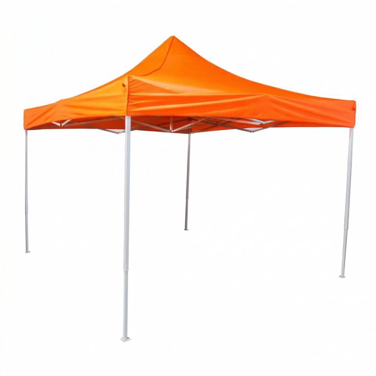 Tente de fête ORANGE 3m x 3m pliable - image alternative