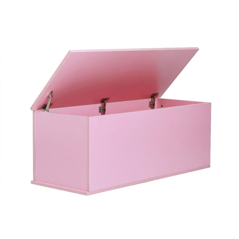 VDD - Coffre de rangement - coffre à jouets - coffre à couvertures - largeur 100 cm - rose