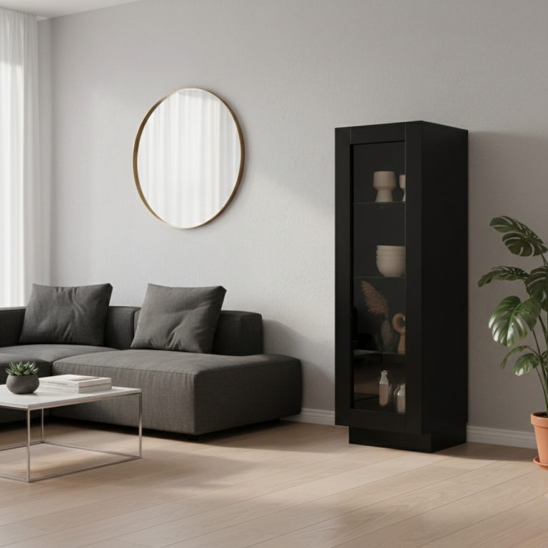 Meuble à chaussures - étagère à chaussures - 4 compartiments avec portes abattantes - noir - VDD World FR