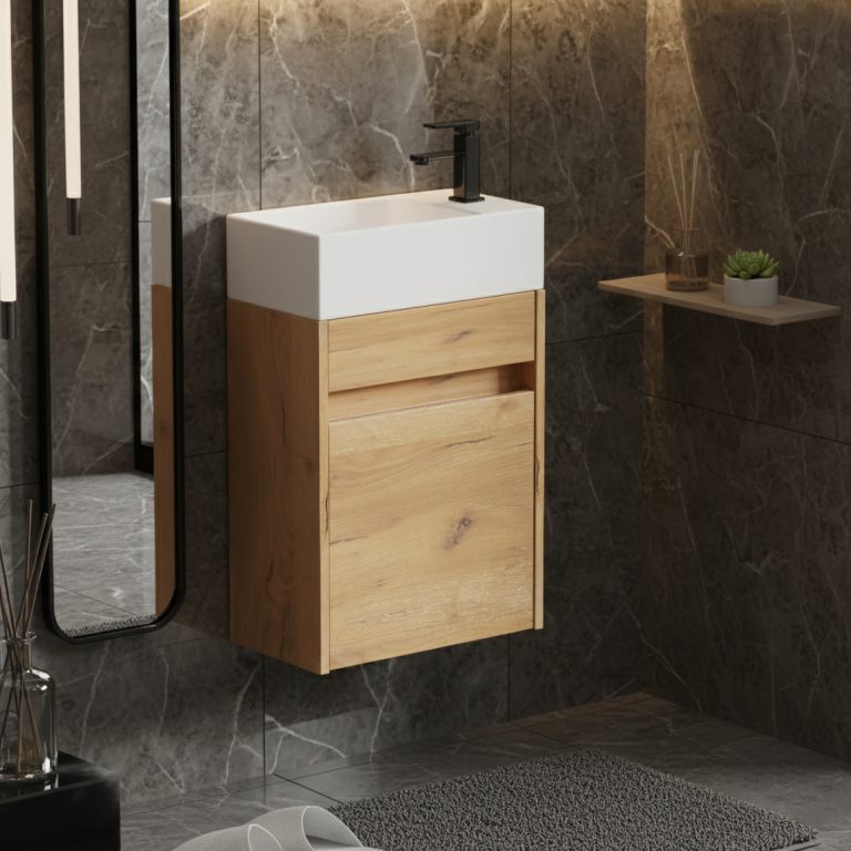 VDD – Meuble de salle de bains – Meuble de salle de bains sans lavabo – Meuble pour lavabo - image alternative