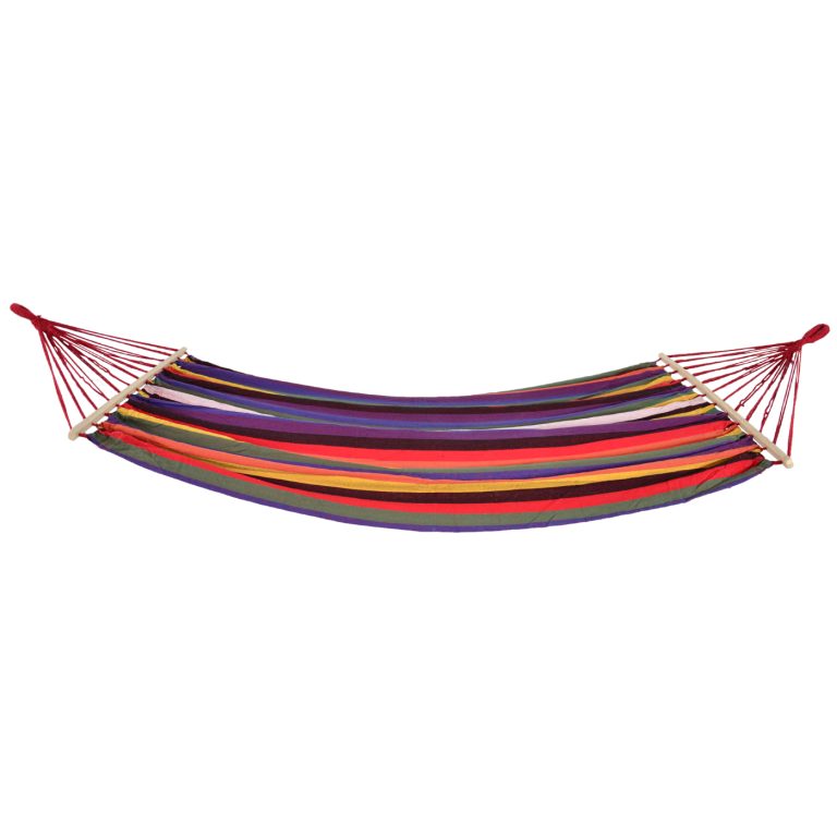 VDD - hamac - 220 x 160 - multicolore rouge - pour 2 personnes