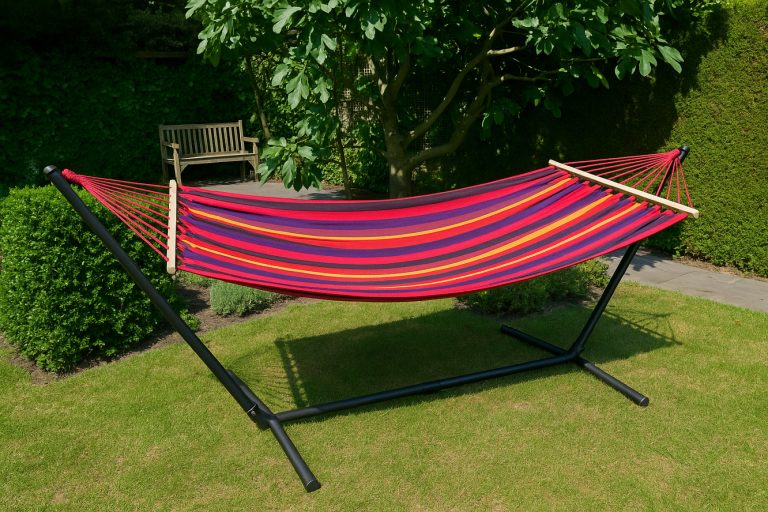 VDD - hamac - 220 x 160 - multicolore rouge - pour 2 personnes - image alternative