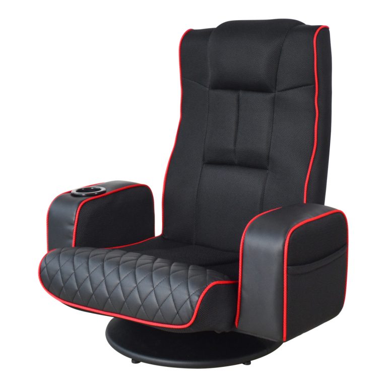 VDD Gaming - Fauteuil gaming - Fauteuil au sol - Fauteuil gaming noir/rouge