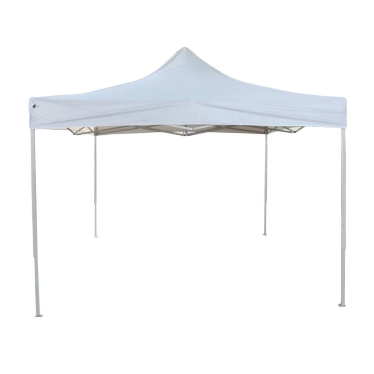 Tente de fête BLANCHE 3m x 3m pliable