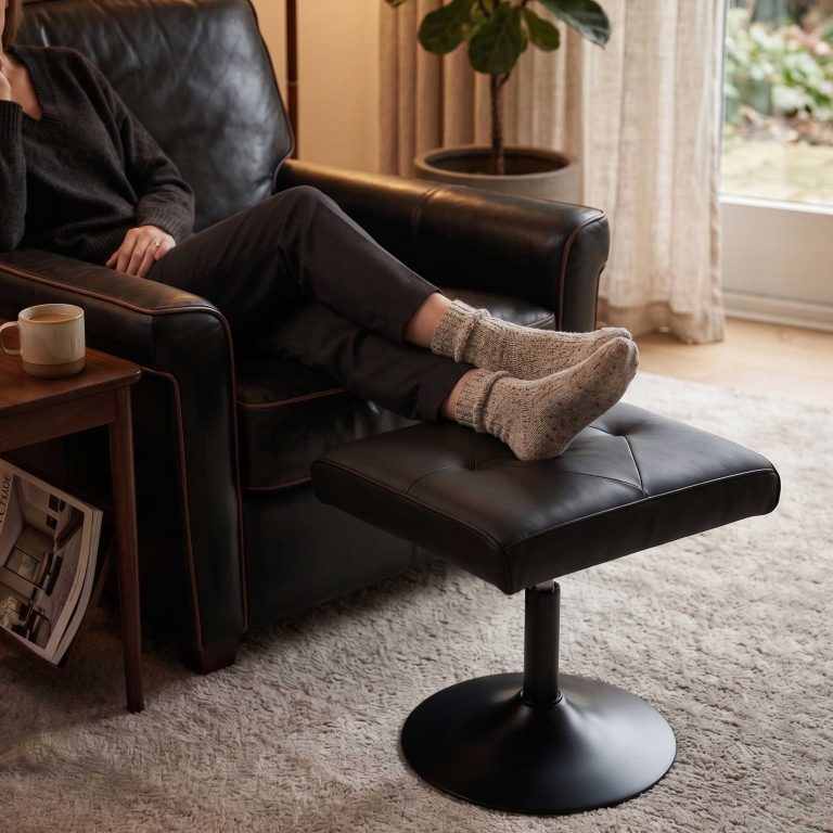 VDD - Repose-pieds - Repose-pieds - Réglable en hauteur - Noir - image alternative