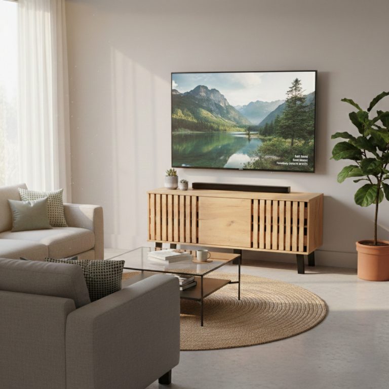 VDD - Meuble TV - Meuble TV - Meuble TV suspendu - sur pied - mural - en bois - image alternative