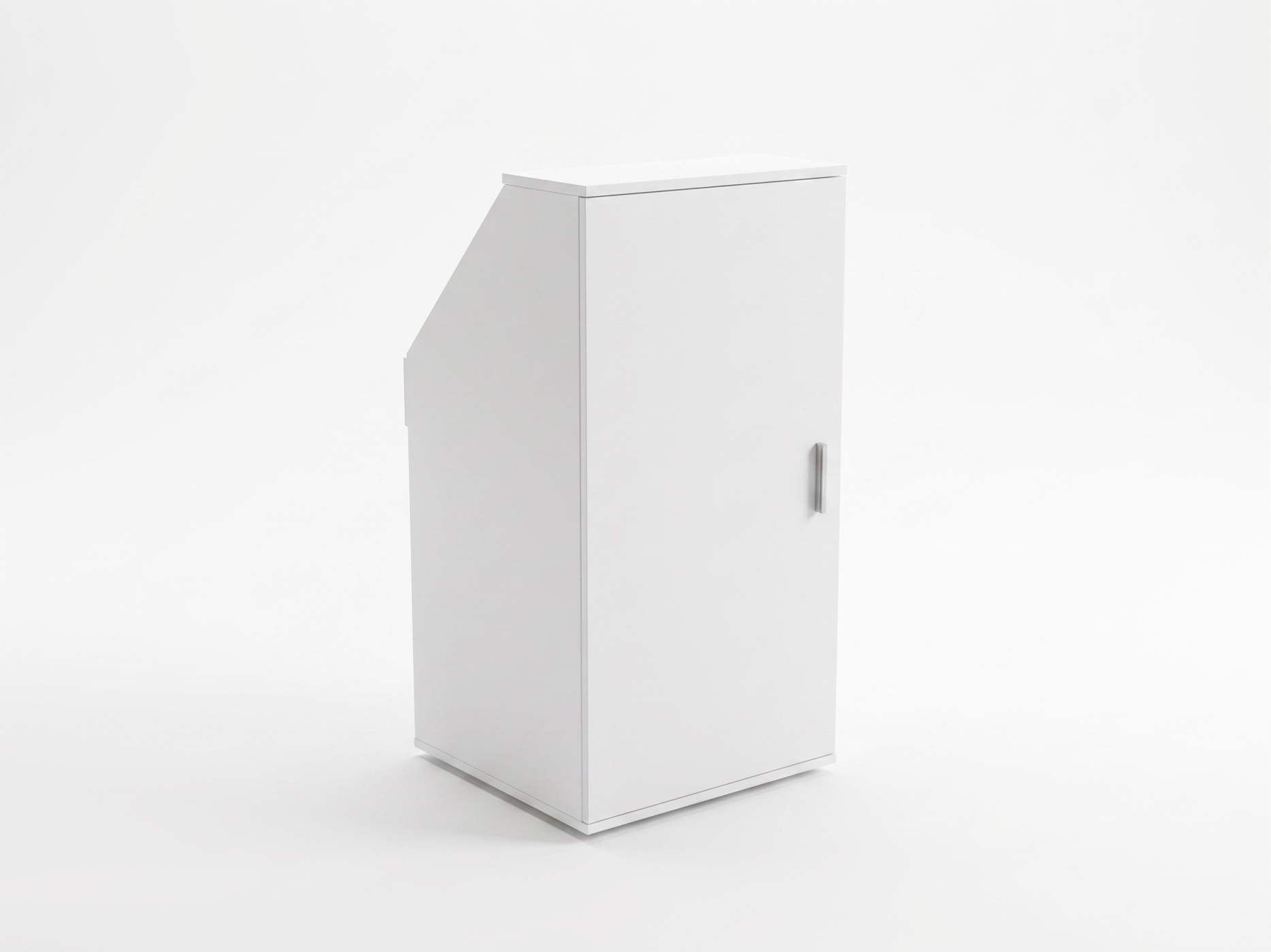 VDD – Armoire – Armoire à vêtements – Armoire de rangement – Armoire murale en angle – Blanc