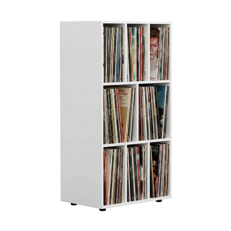 Armoire de rangement pour vinyles LP - armoire à disques - étagère de rangement - étagère à disques