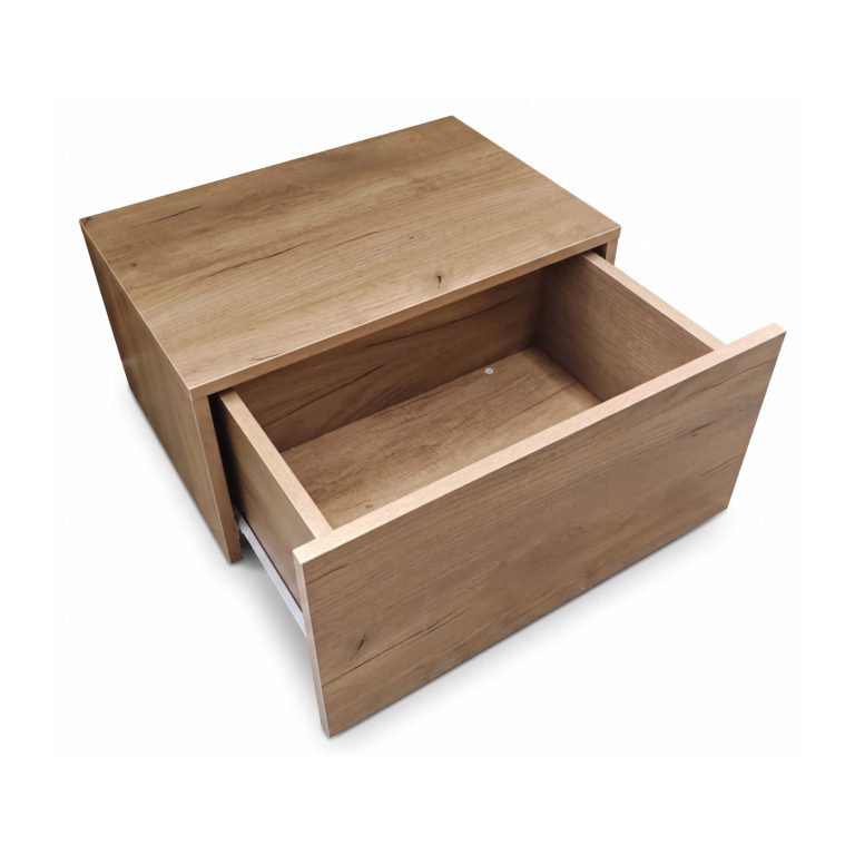 VDD – Table de chevet – Table de chevet industrielle – Table de chevet moderne – Table de chevet Oak