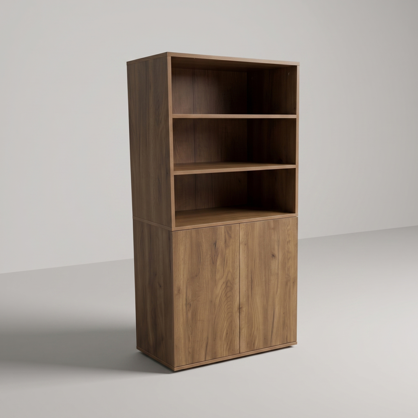 VDD – Armoire – Bibliothèque – Meuble de rangement – Portes à fermeture par pression – 70x40x146cm