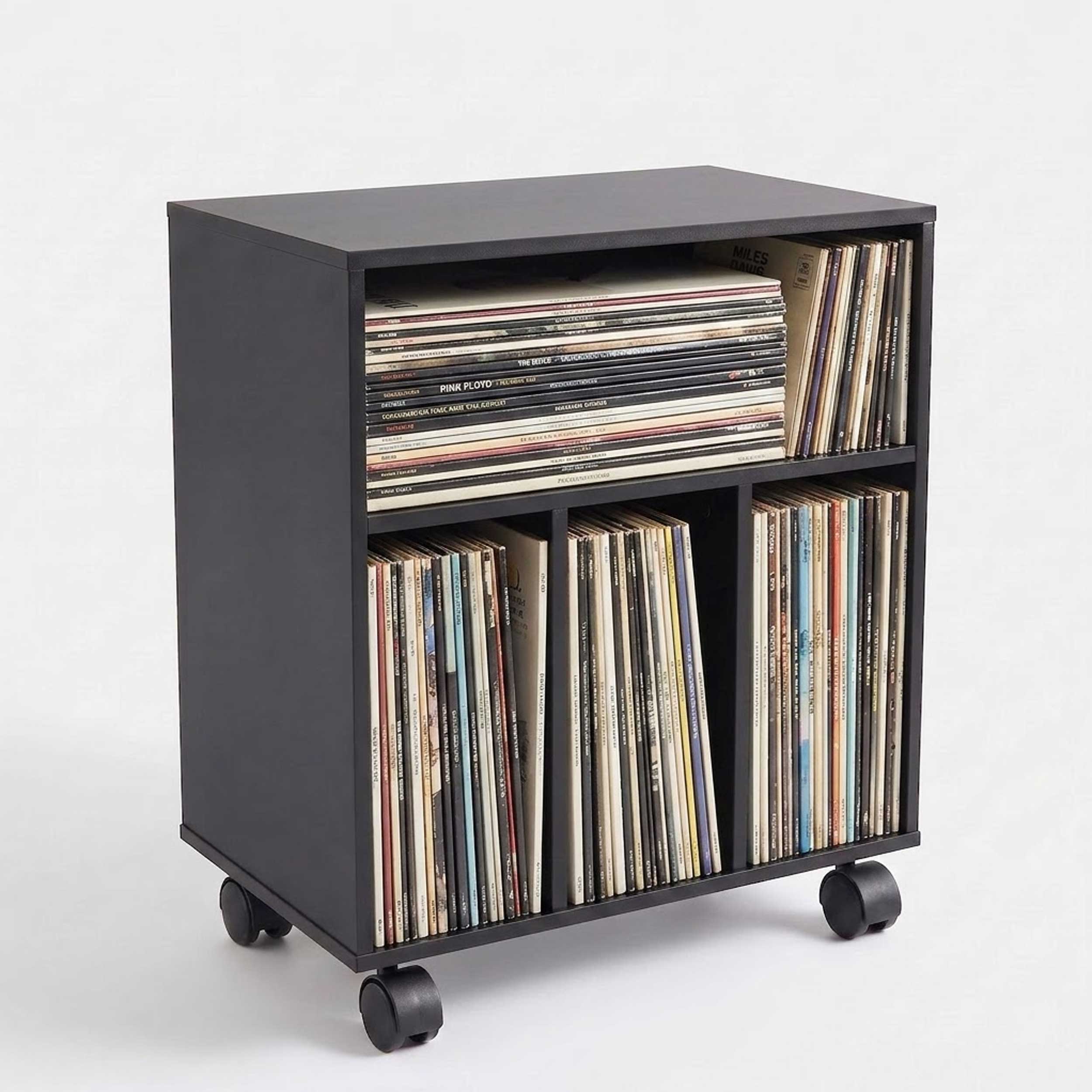 VDD - Armoire - Armoire de rangement - Système de rangement pour vinyles - Armoire pour vinyles