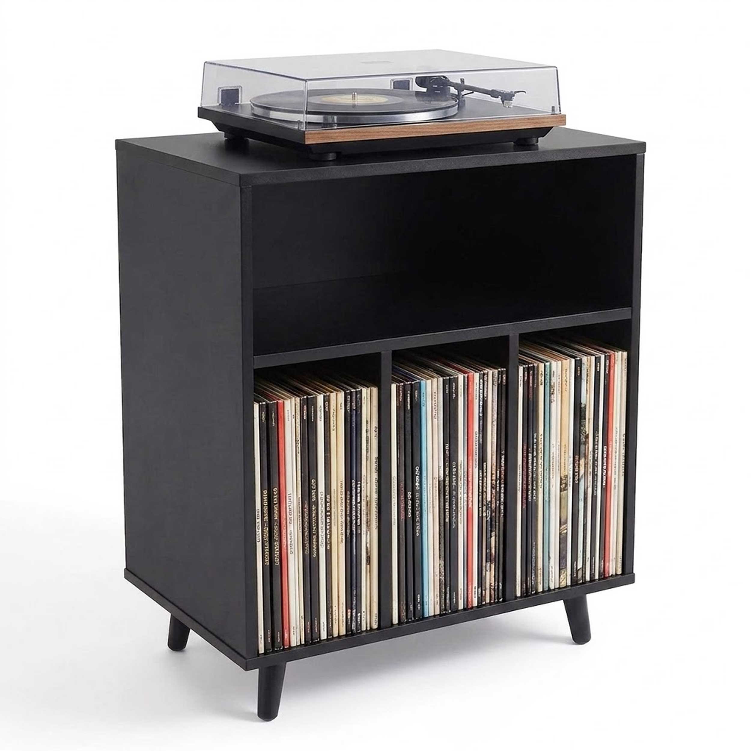 VDD - Armoire - Armoire de rangement - Système de rangement pour vinyles - Armoire pour vinyles