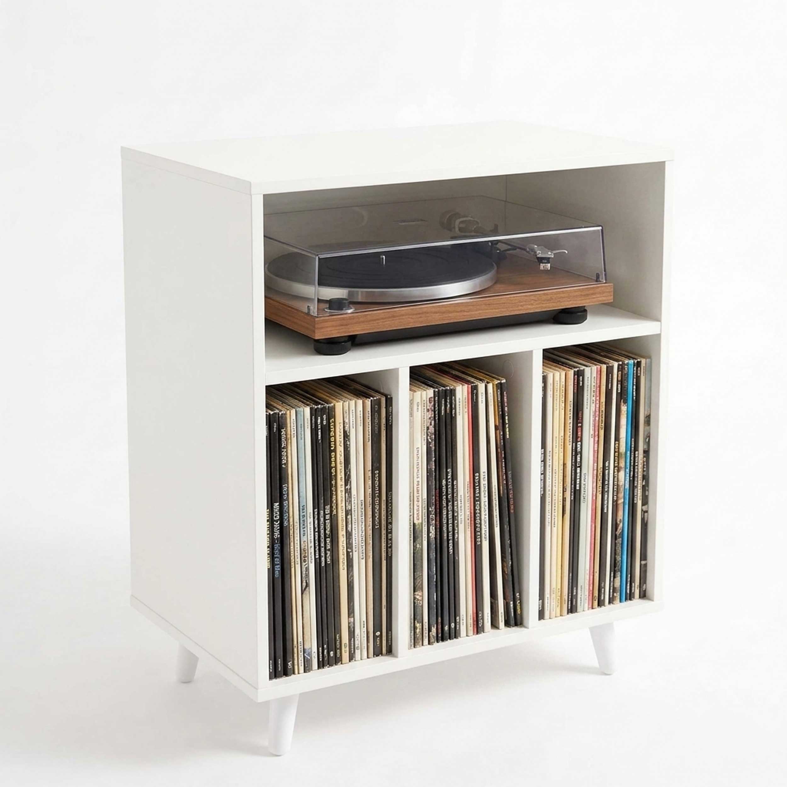 VDD - Armoire - Armoire de rangement - Système de rangement pour vinyles - Armoire pour vinyles