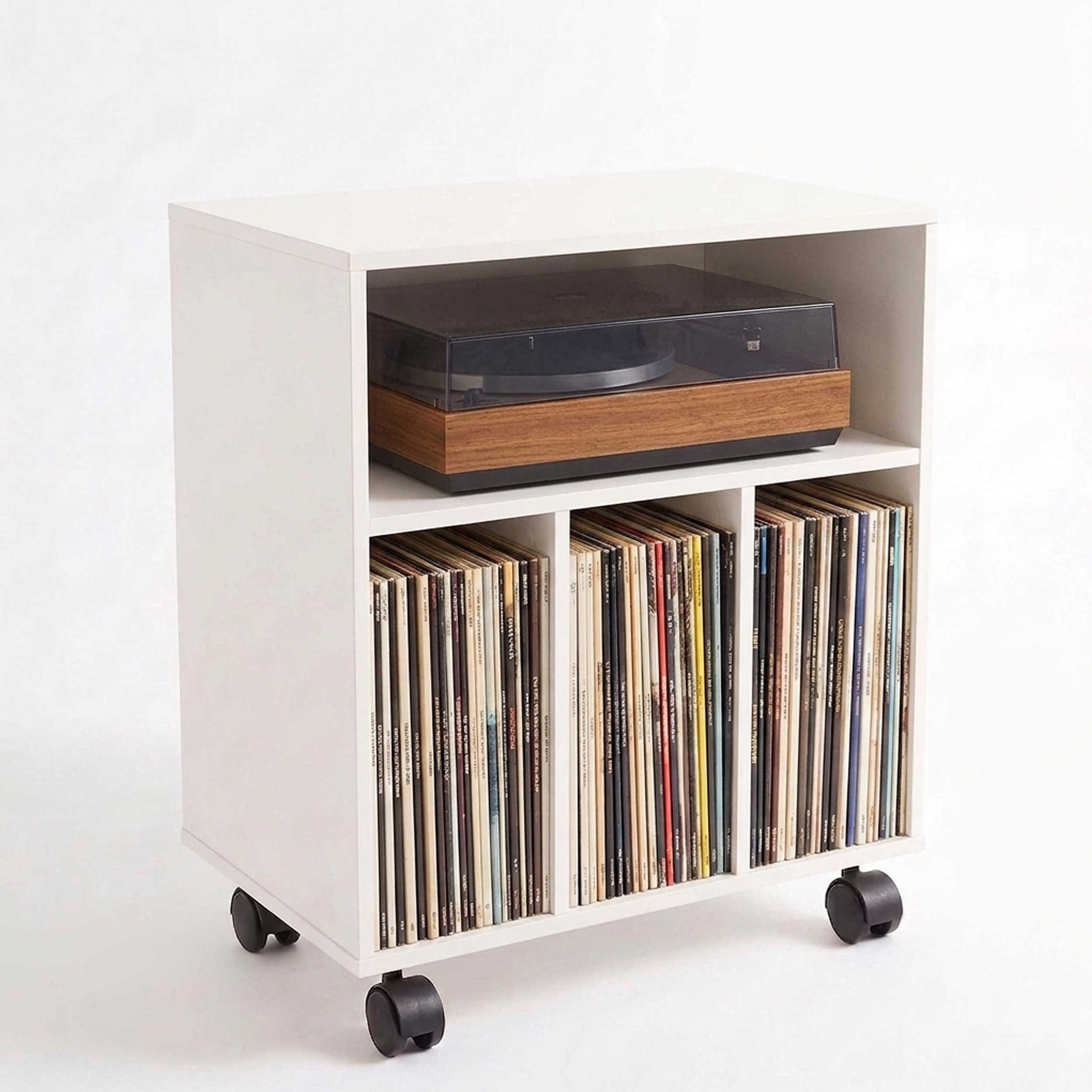 VDD - Armoire - Armoire de rangement - Système de rangement pour vinyles - Armoire pour vinyles