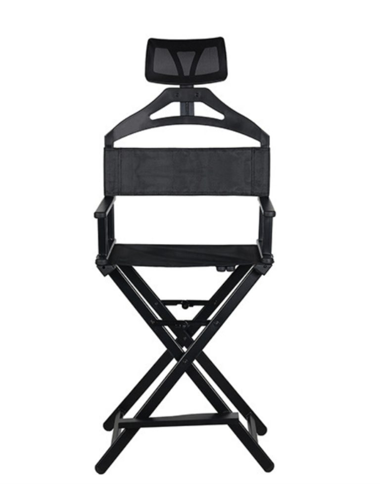 VDD – Fauteuil de maquillage – Fauteuil de réalisateur – Fauteuil de coiffure – Avec appui-tête