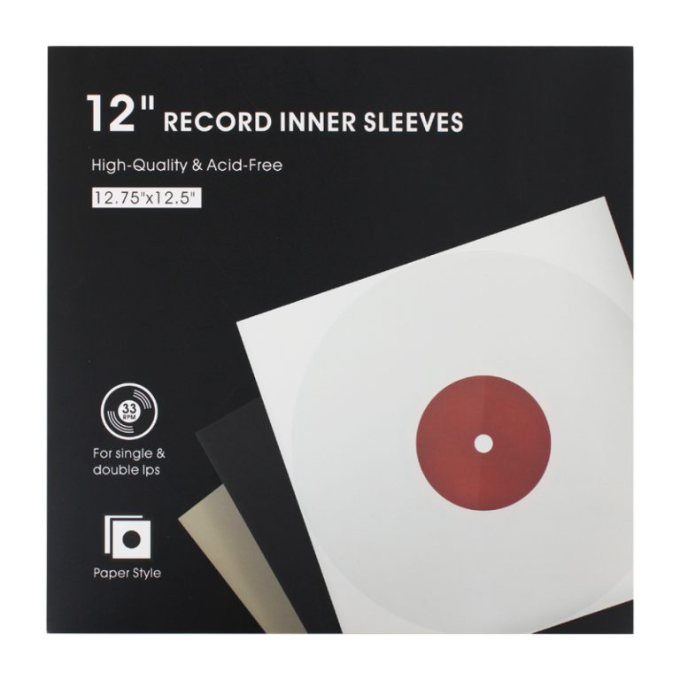 VDD - Pochettes en vinyle - Protège-disques en vinyle - Pochettes en papier - 100 pièces - image alternative