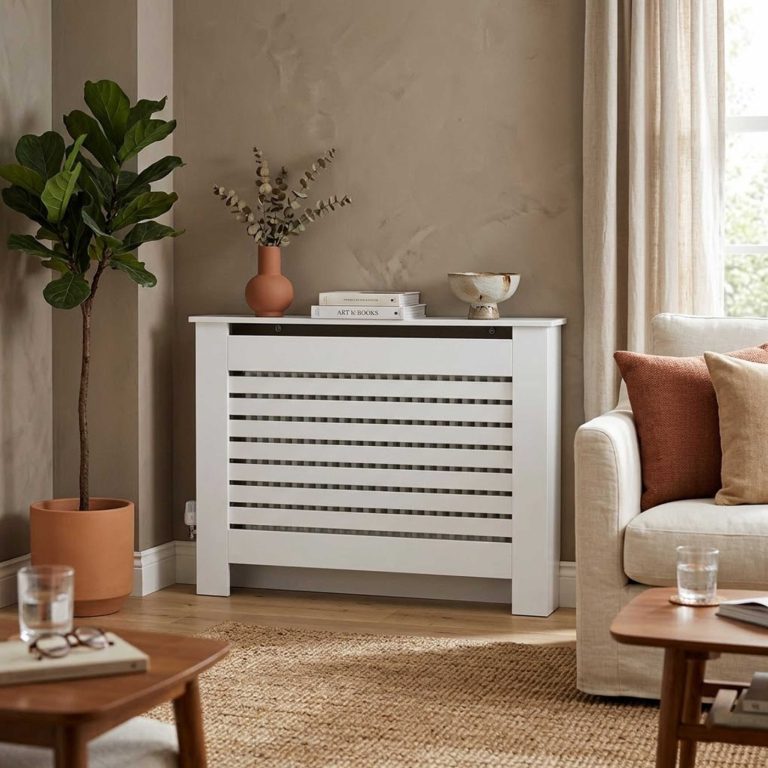 VDD - Habillage de radiateur - Décoration de chauffage - Blanc - image alternative