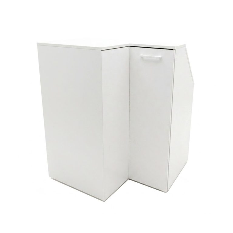VDD - Armoire d'angle - Armoire de grenier - Armoire pour mur en pente - Blanche - Angle droit - image alternative