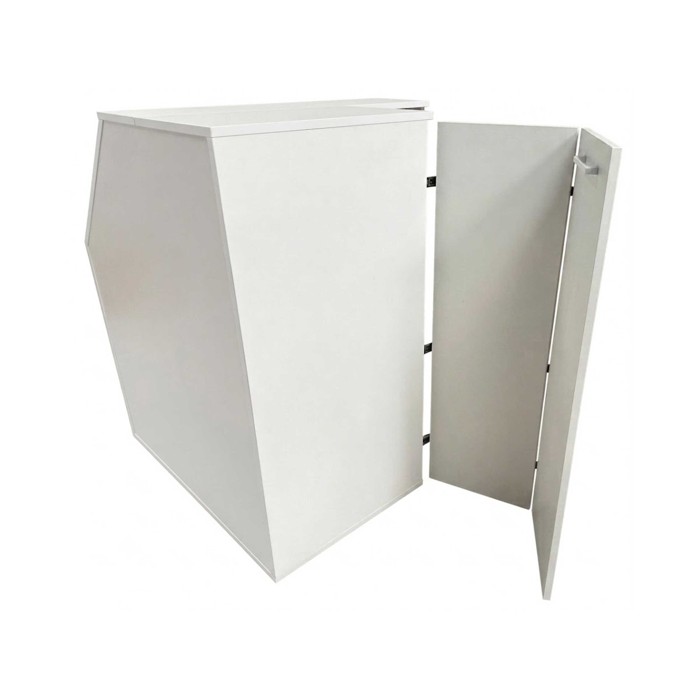 VDD - Armoire d'angle - Armoire de grenier - Armoire pour mur en pente - Blanche - Angle droit - VDD World FR VDD - Armoire d'angle - Armoire de grenier - Armoire pour mur en pente - Blanche - Angle droit - VDD World FR