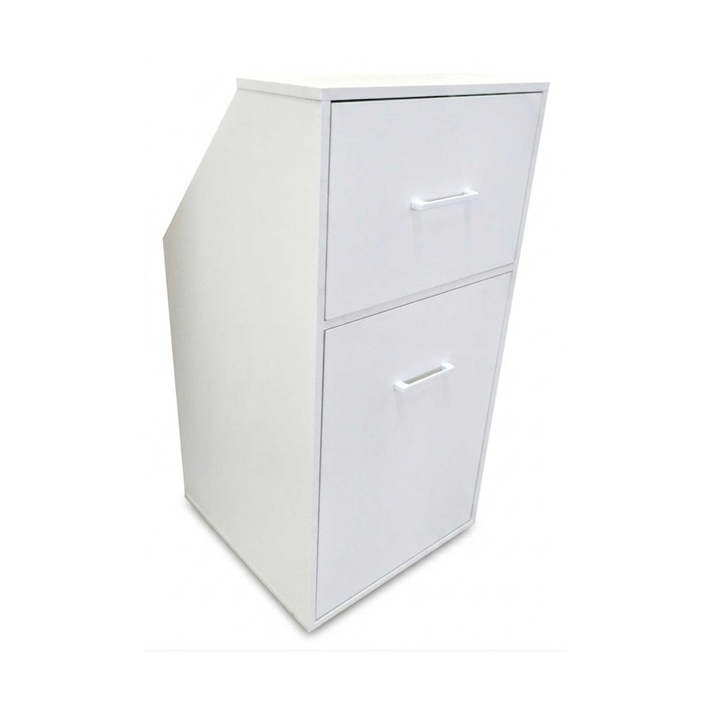VDD - Armoire à parois inclinées - Armoire de grenier - Commode - Armoire de rangement - Blanc