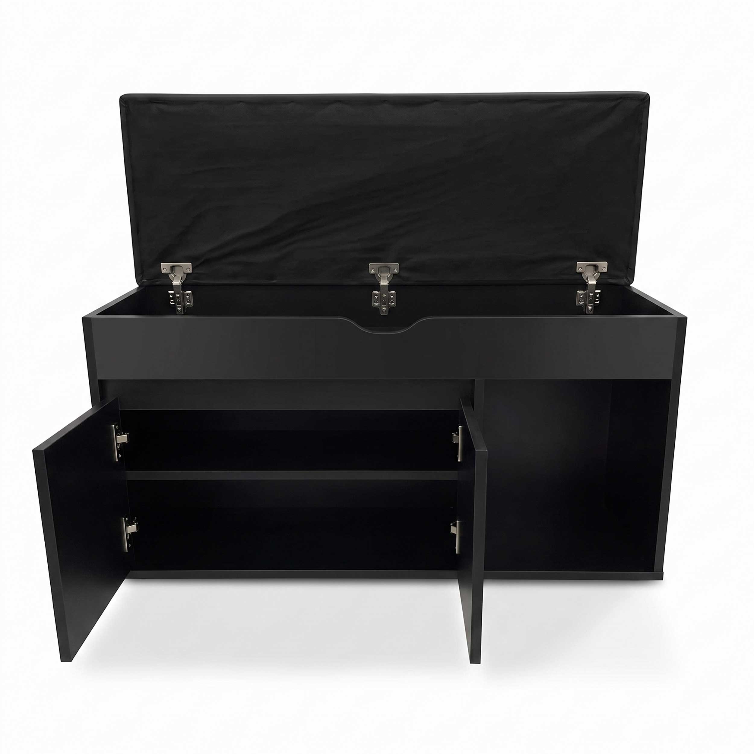 VDD - Armoire à chaussures - Rangement à chaussures - Banc d'entrée - Noir - VDD World FR VDD - Armoire à chaussures - Rangement à chaussures - Banc d'entrée - Noir - VDD World FR