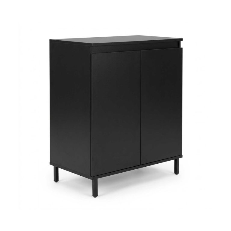 VDD - Armoire - Armoire de rangement - Meuble mural - 70 x 40 x 82,5 cm - Noir