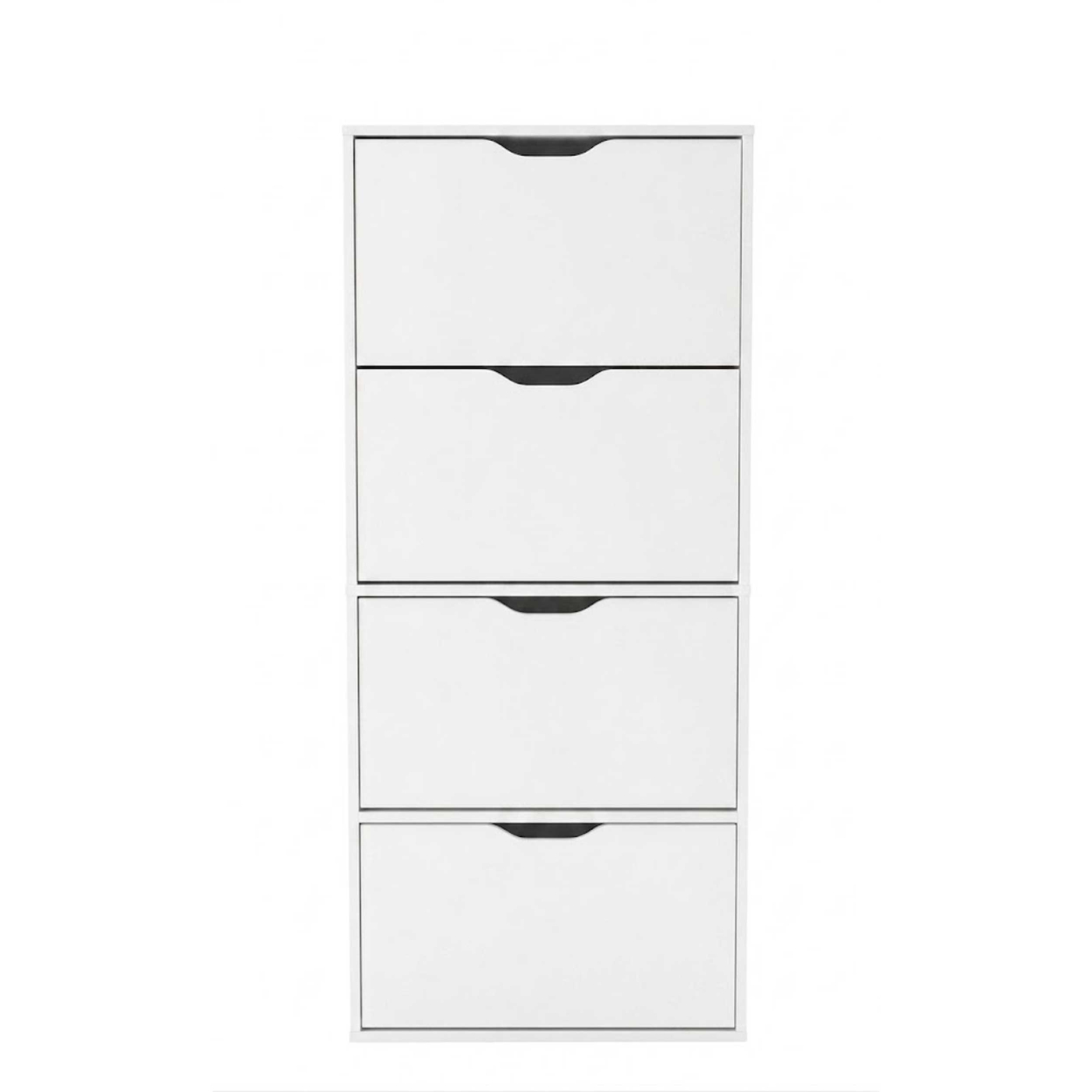 VDD - Armoire à chaussures - Armoire d'entrée - Système de rangement pour chaussures - Blanc