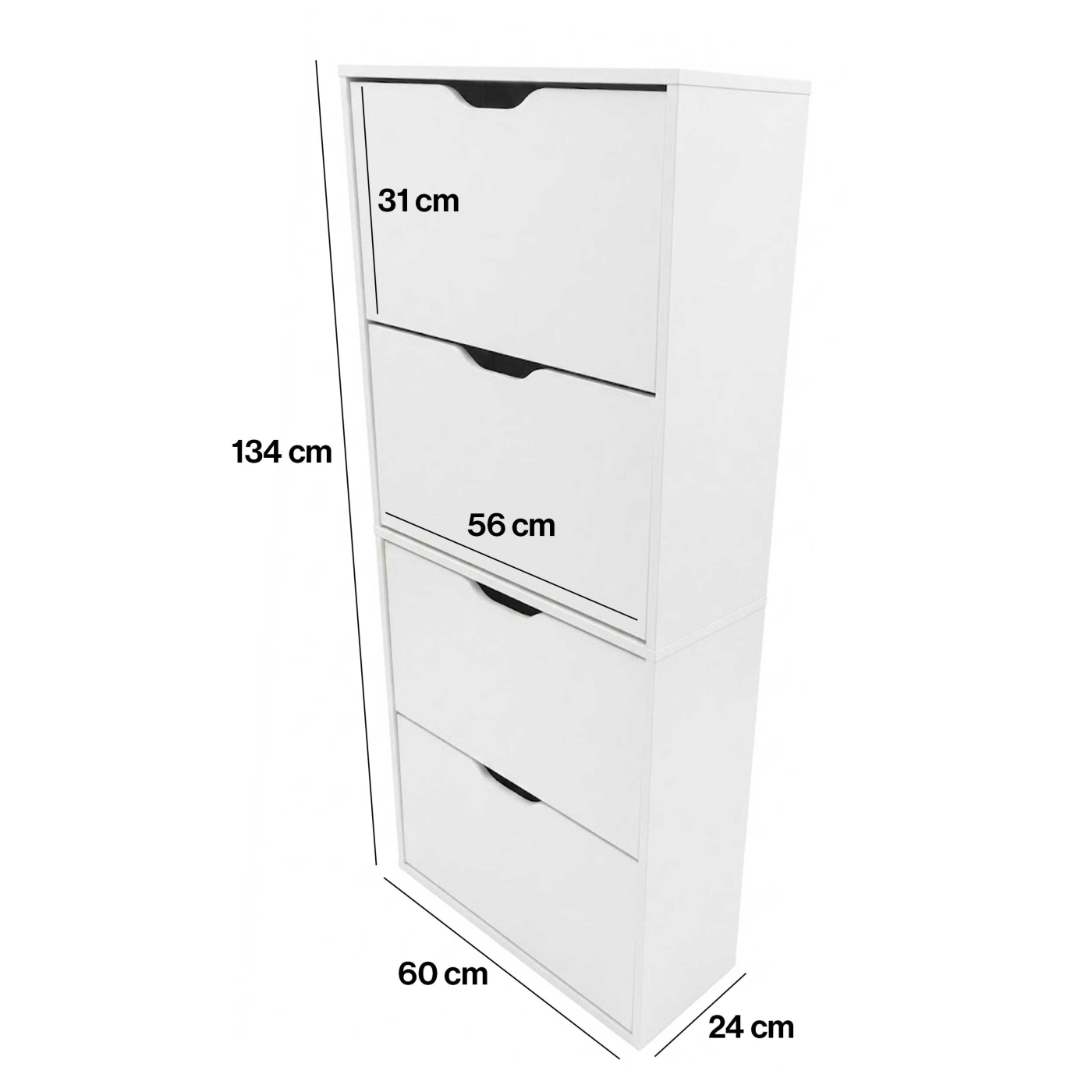 VDD - Armoire à chaussures - Armoire d'entrée - Système de rangement pour chaussures - Blanc - VDD World FR VDD - Armoire à chaussures - Armoire d'entrée - Système de rangement pour chaussures - Blanc - VDD World FR