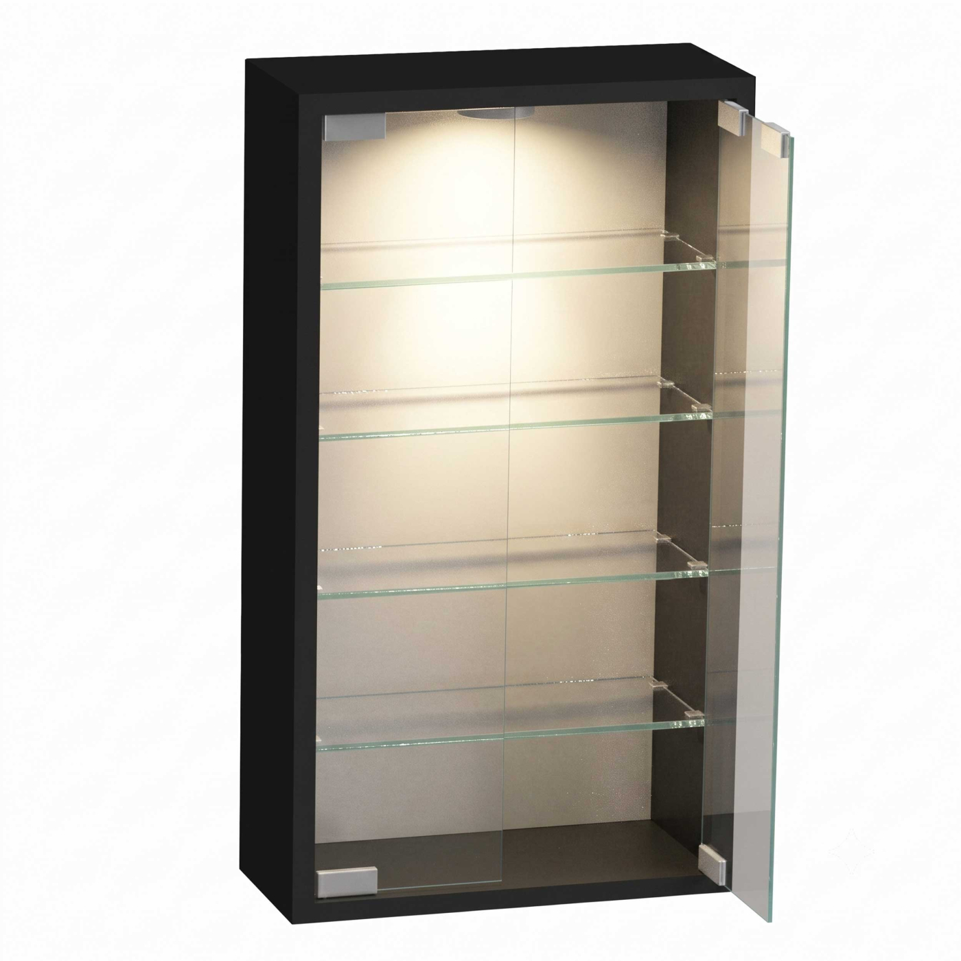 VDD – Vitrine avec verre – Vitrine avec éclairage LED – Petite vitrine – 40 x 12 x 60 cm – Noir - VDD World FR VDD – Vitrine avec verre – Vitrine avec éclairage LED – Petite vitrine – 40 x 12 x 60 cm – Noir - VDD World FR
