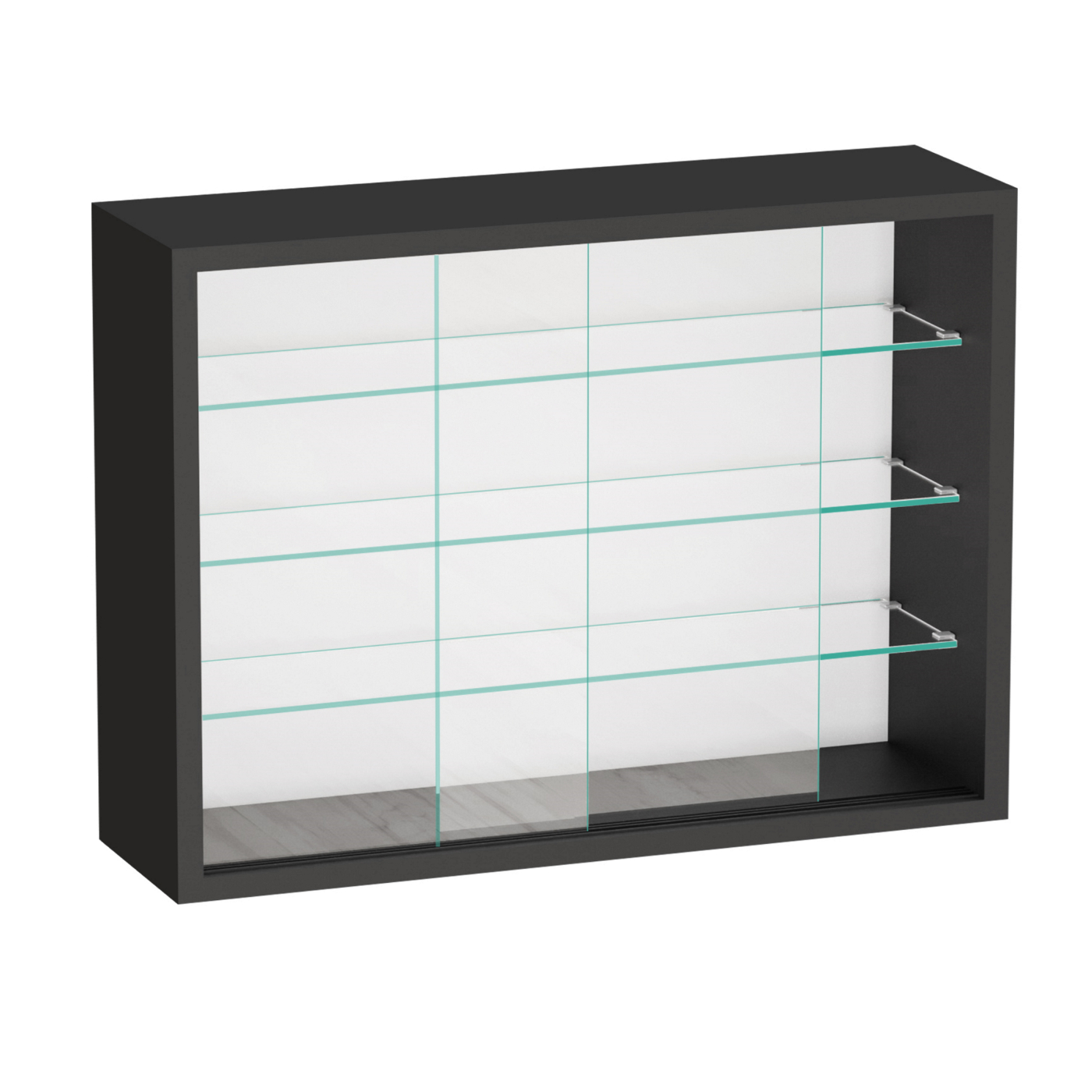 VDD – Vitrine avec verre – Vitrine avec éclairage LED – Petite vitrine – 50 x 12 x 40 cm – Noir - VDD World FR VDD – Vitrine avec verre – Vitrine avec éclairage LED – Petite vitrine – 50 x 12 x 40 cm – Noir - VDD World FR